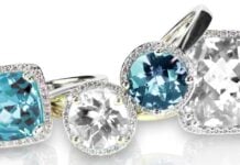 How To Buy Diamond Jewelry: The Ultimate Step-By-Step Guide set-of-blue-topaz-aquamarine-rings-gemstone-diamond-jewelry-fine-djw